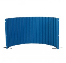 Angeles Quiet Divider® with Sound Sponge® 48″ x 10′ Wall – Blueberry